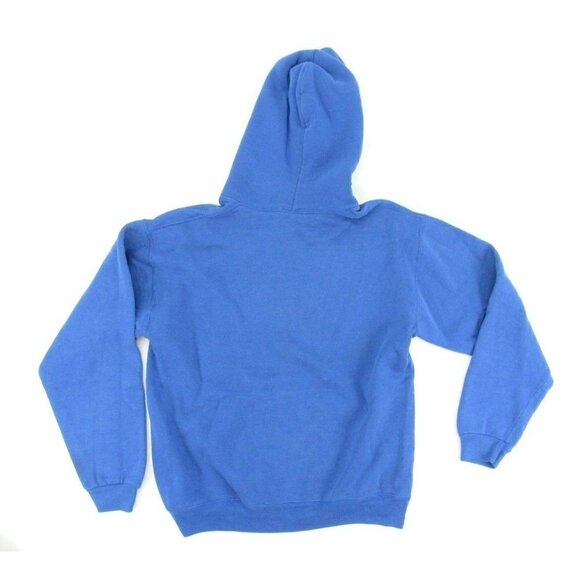 90's Russell Athletics Blue New York Giants NFL Football Hoodie Pullover USA - Picture 4 of 6